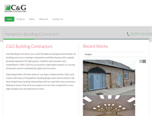 Tablet Screenshot of cgbuilding.co.uk